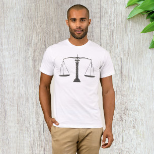 Elegant Justice Scales T-Shirt