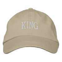 Elegant KING Khaki Adjustable-Hat Perfect Outdoor