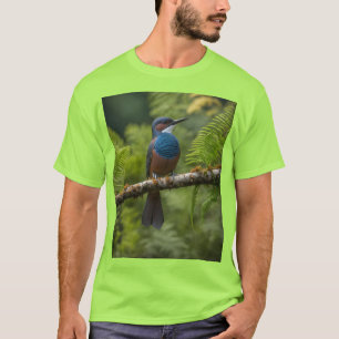 Elegant Kingfisher Apparel – Nature’s Luxury in Ev T-Shirt