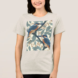 Elegant Kingfisher T-shirt Tri-Blend Shirt