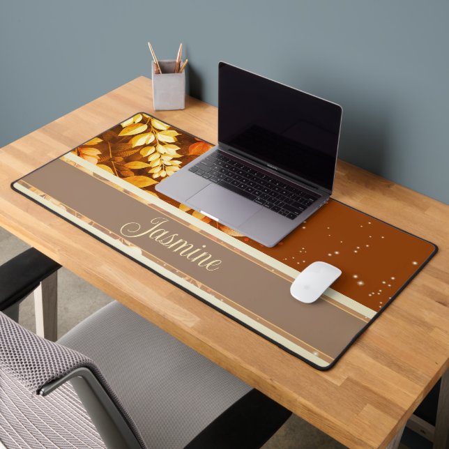 Elegant Laburnum Cascade Desk Mat (Office 2)