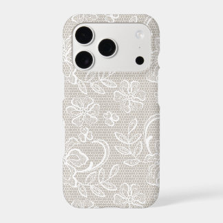 Elegant Lace Aesthetic iPhone 17 Pro Case