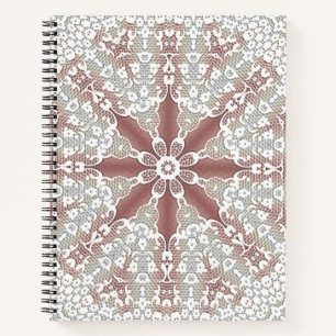 Elegant Lace Floral Notebook