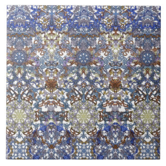 Elegant lace pattern in noble colours-Art Nouveau Tile