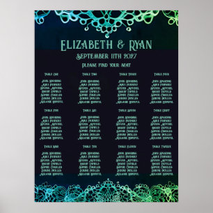 Elegant Lace Wedding Invitation Poster