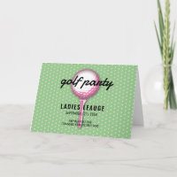 Elegant Ladies Golf Party Design