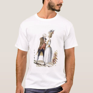 Elegant Lady at a Fitting with her Tailor, plate f T-Shirt