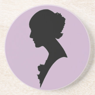 ELEGANT LADY CAMEO SANDSTONE COASTER