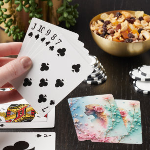 Elegant Lady  Case-Mate iPhone Case Playing Cards