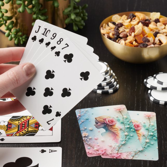 Elegant Lady  Case-Mate iPhone Case Playing Cards (In Situ)