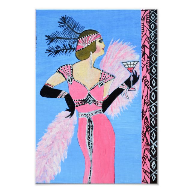 Elegant Lady print (Front)