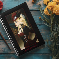 Elegant Lady Steampunk Victorian Red Clockwork