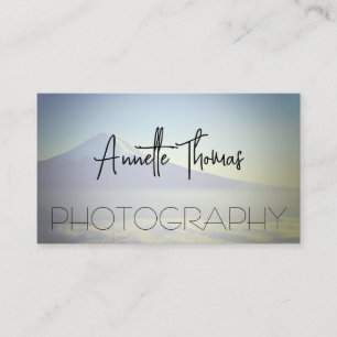 Elegant landscape mountain professional business card