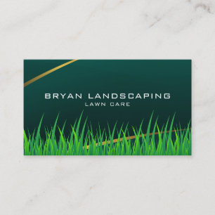 Elegant Landscaping Business Card 