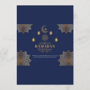 Elegant Lantern Glow Ramadan Greeting  Invitation