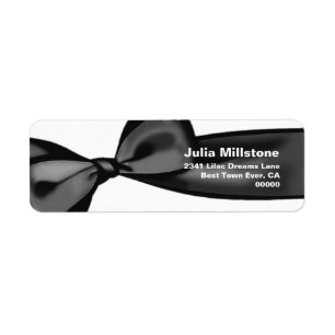 Elegant Large Printed Satin Bow Bridal Shower