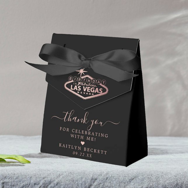 Elegant Las Vegas Birthday Party Favour Box (Creator Uploaded)