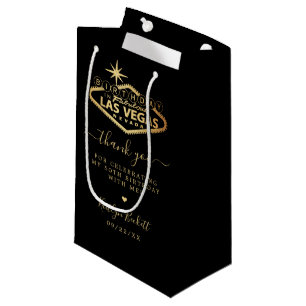 Elegant Las Vegas Birthday Party Thank You Small Gift Bag