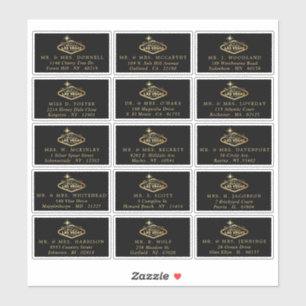 Elegant Las Vegas Destination Wedding Address