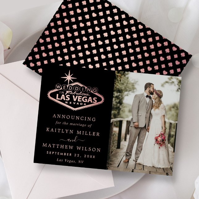 Elegant Las Vegas Destination Wedding Announcement (Creator Uploaded)