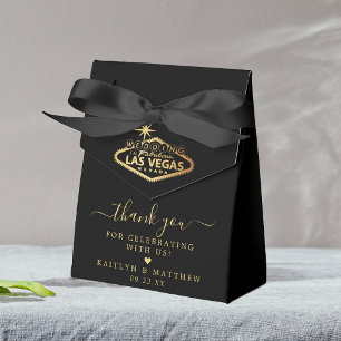 Elegant Las Vegas Destination Wedding Favour Box