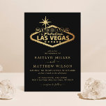 Elegant Las Vegas Destination Wedding Invitation<br><div class="desc">Celebrate in style with these modern and very trendy wedding invitations. This design is easy to personalise with your special event wording and your guests will be thrilled when they receive these fabulous invites.</div>