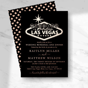Elegant Las Vegas Destination Wedding Rehearsal