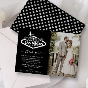 Elegant Las Vegas Destination Wedding Thank You