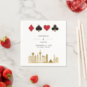 Elegant Las Vegas Photo Destination Wedding   Napkin