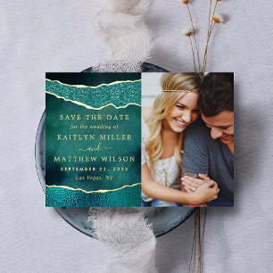 Elegant Las Vegas Wedding Photo Save The Date Real