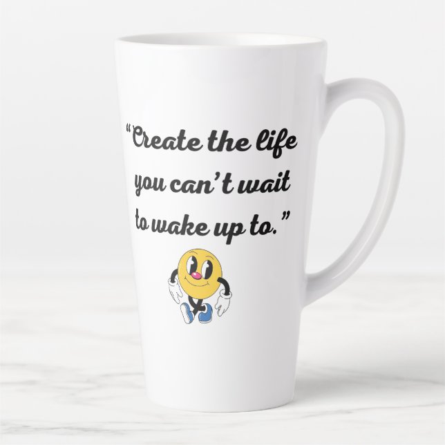 Elegant Latte Art Mug (Right)