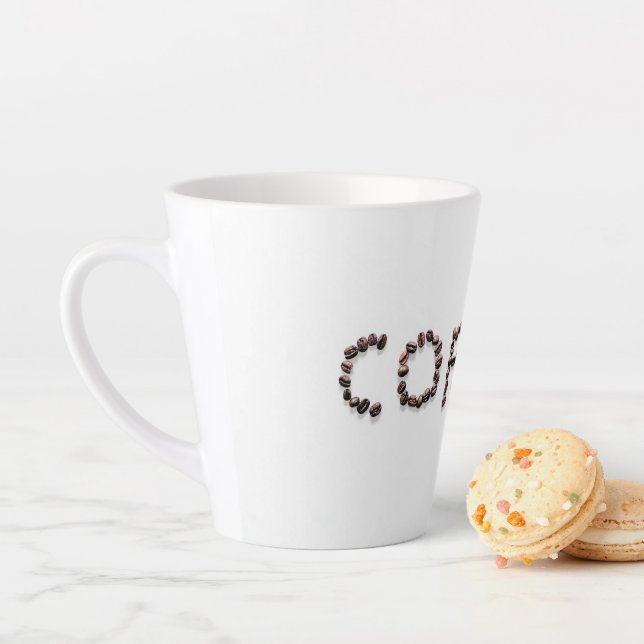 Elegant Latte Mug - Perfect for Your Coffee Moment (In Situ)