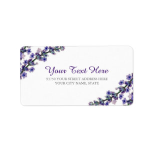 Elegant Lavender Address Labels