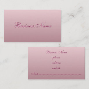 Elegant Lavender Business Card