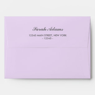 Elegant Lavender Envelope