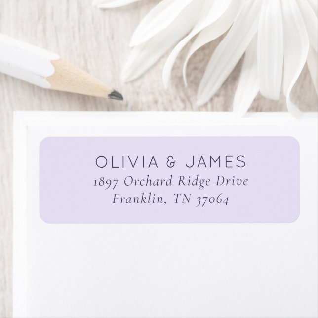 Elegant Lavender Minimalist (Insitu)