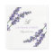 Elegant Lavender Monogram Wedding Napkin