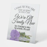 Elegant Lavender Purple Rose Open Seating Wedding