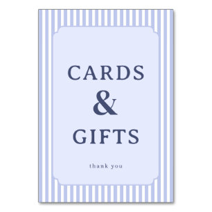 Elegant Lavender Serif Cards & Gifts Sign