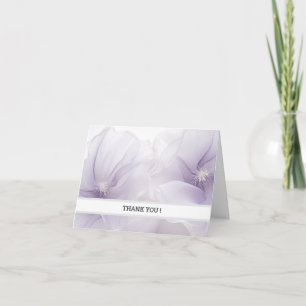 Elegant Lavender Thank You Card   Customisable 