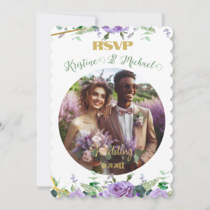 Elegant Lavender Wildflower Custom