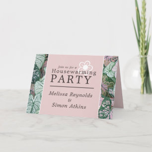 Elegant Leaf, Housewarming Party Invite