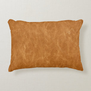 Elegant Leather Background Texture Decorative Cushion