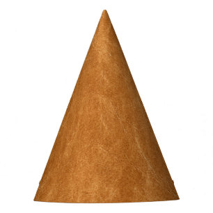 Elegant Leather Background Texture Party Hat