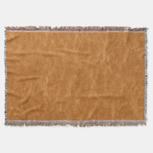 Elegant Leather Background Texture Throw Blanket