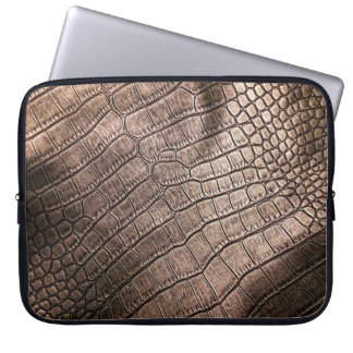 Elegant leather pattern close up. laptop sleeve