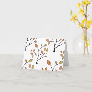 Elegant Leaves Card