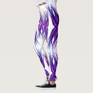 Elegant Leggings Plants Art