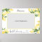Elegant Lemon Bridal Shower Photo Booth Poster