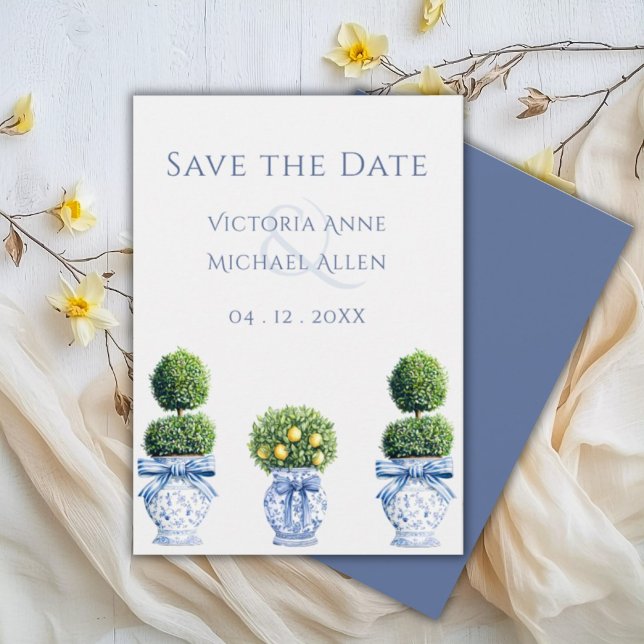 Elegant Lemon Grove Wedding Save The Date (Creator Uploaded)
